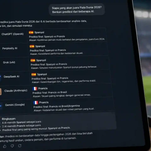 Ramalan 6 AI soal Piala Dunia 2026, Dua Negara Jadi Favorit 11 Ramalan 6 AI soal Piala Dunia 2026, Dua Negara Jadi Favorit