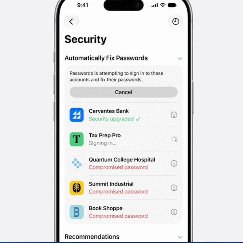Apple Rilis Fitur Ganti Password Otomatis Saat Akun Diretas