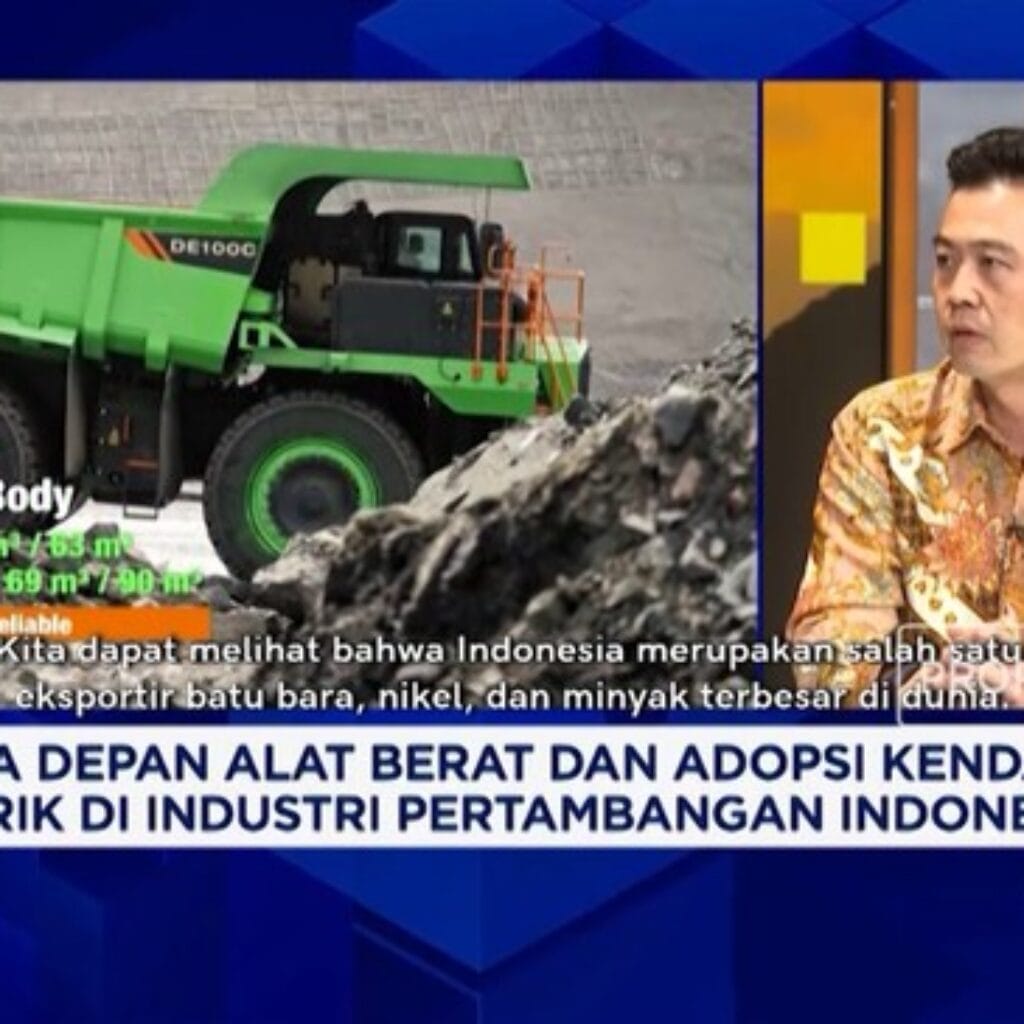 Elektrifikasi Tambang, Produsen China Siap Pasok Alat Berat EV