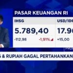 IHSG dan Rupiah Gagal Pertahankan Penguatan, Melemah di Sesi II