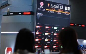 IHSG Terkoreksi 0,98% di Awal Pekan, 445 Saham Merah