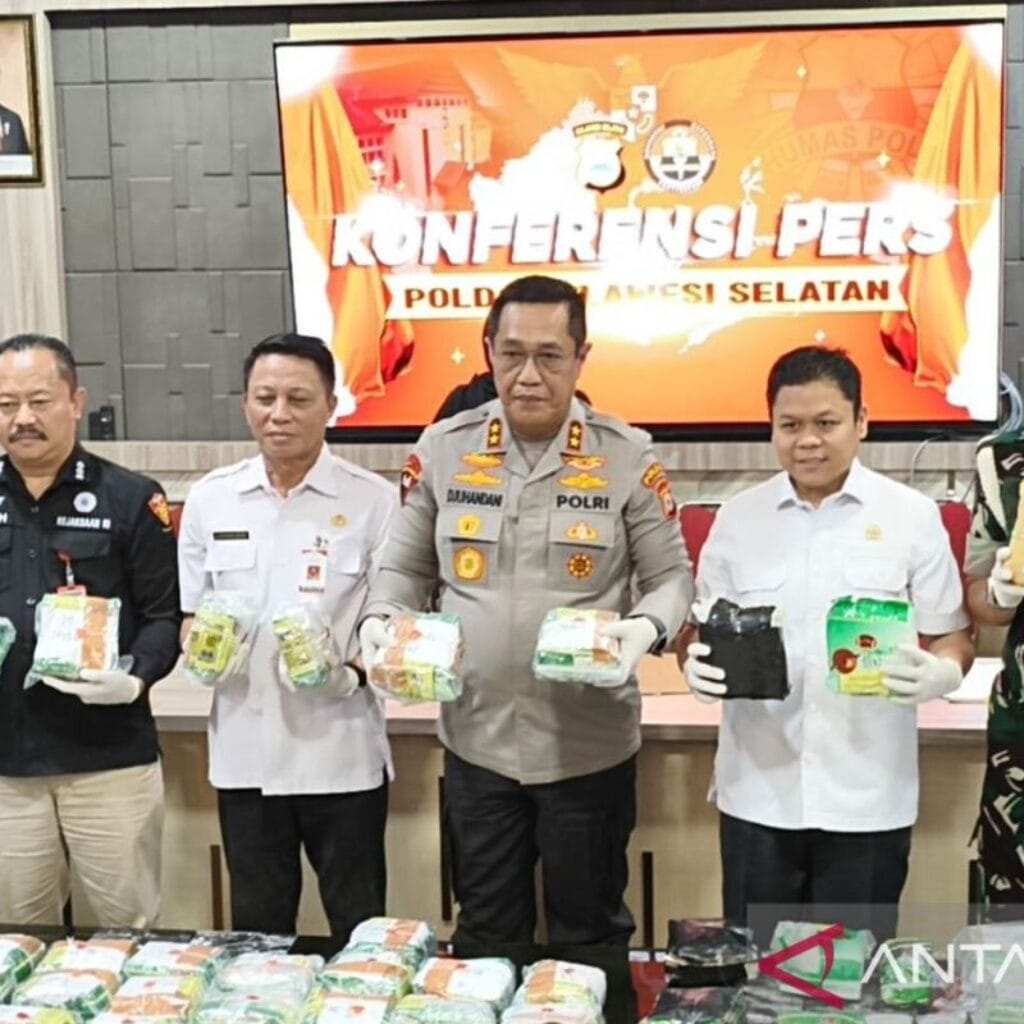 Polda Sulsel Musnahkan Narkoba Rp90 Miliar, Selamatkan 237 Ribu Jiwa