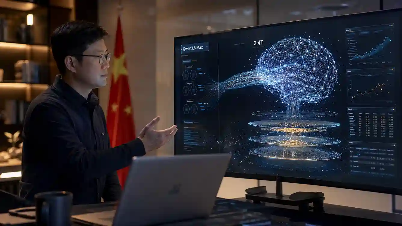 Alibaba Perkenalkan Qwen3.8 Max, AI 2,4 Triliun Parameter yang Diklaim Dekati Claude Fable 5 1 Alibaba Perkenalkan Qwen3.8 Max, AI 2,4 Triliun Parameter yang Diklaim Dekati Claude Fable 5