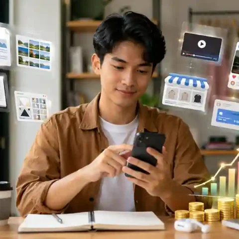 Cara Bisnis Produk Digital Pakai HP, Modal Minim Untung Maksimal