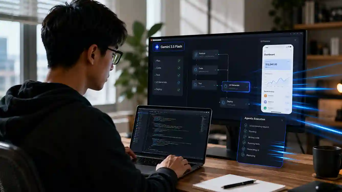 Gemini 3.5 Flash: Model AI Terdepan untuk Coding dan Eksekusi Agentic 1 Gemini 3.5 Flash Model AI Terdepan untuk Coding dan Eksekusi Agentic