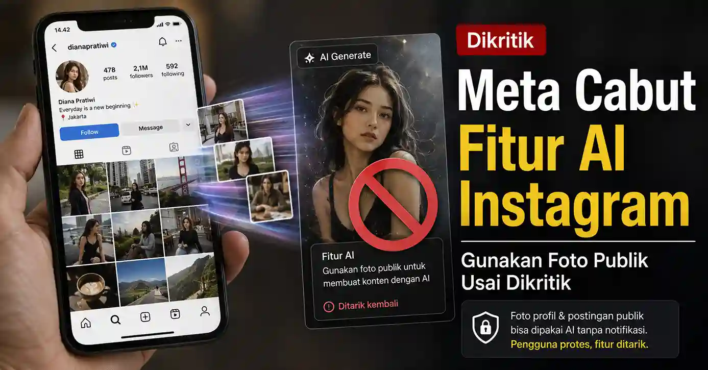 Meta Cabut Fitur AI Instagram yang Gunakan Foto Publik Usai Dikritik 1 Meta Cabut Fitur AI Instagram yang Gunakan Foto Publik Usai Dikritik