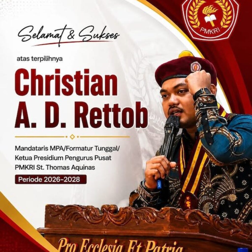 Christian AD Rettob Terpilih Ketua Presidium PP PMKRI Periode 2026-2028 di Kongres PMKRI Ruteng NTT