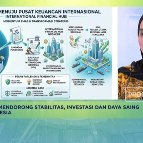 DPR Jamin Regulasi Pro Investasi, Indonesia Targetkan Jadi Pusat Keuangan