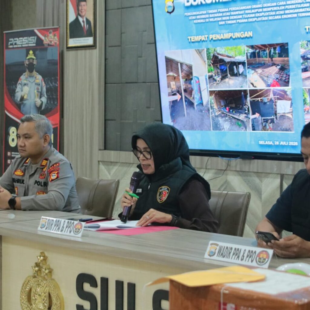 Polda Sulsel Ungkap Dua Kasus TPPO dan Eksploitasi Anak di Maros dan Sidrap