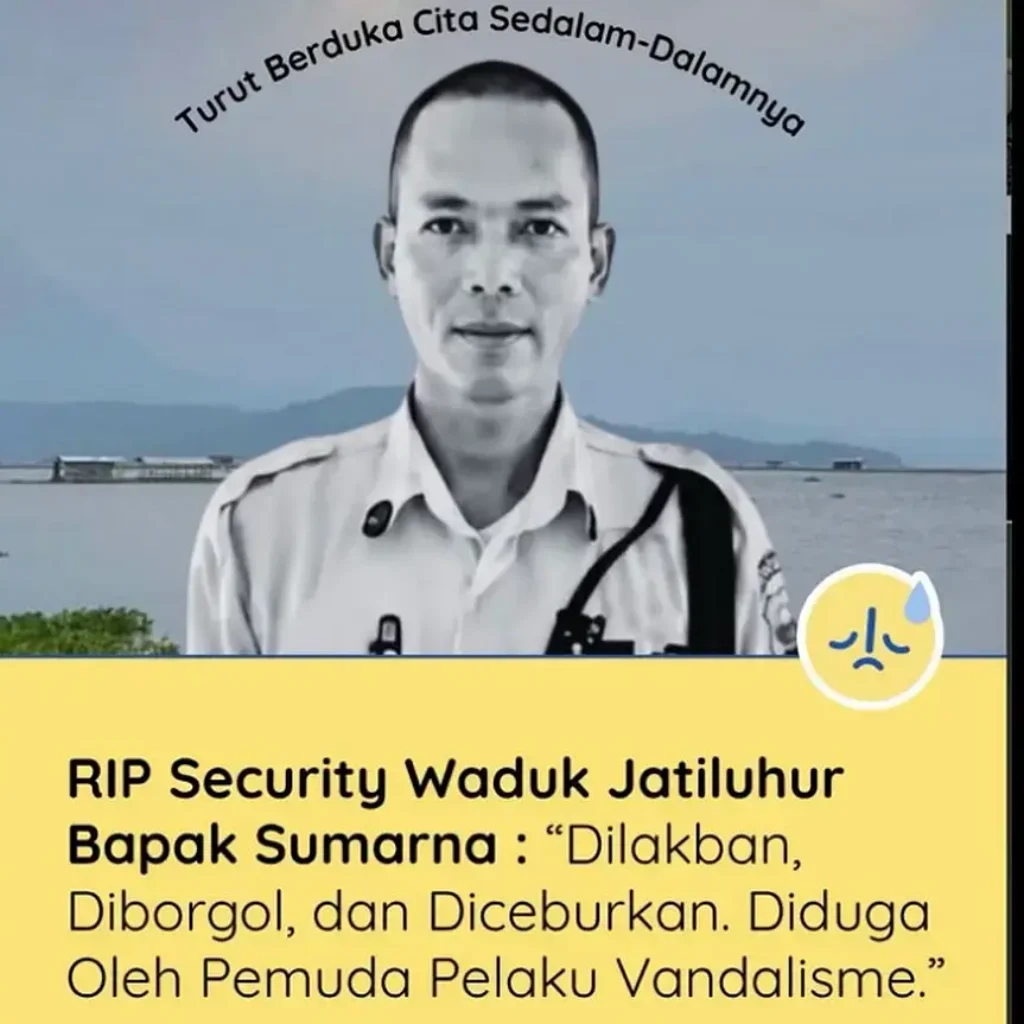 Satpam Waduk Jatiluhur Ditemukan Tewas Mengambang, Polisi Dalami Dugaan Terkait Aksi Vandalisme