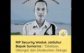 Satpam Waduk Jatiluhur Ditemukan Tewas Mengambang, Polisi Dalami Dugaan Terkait Aksi Vandalisme