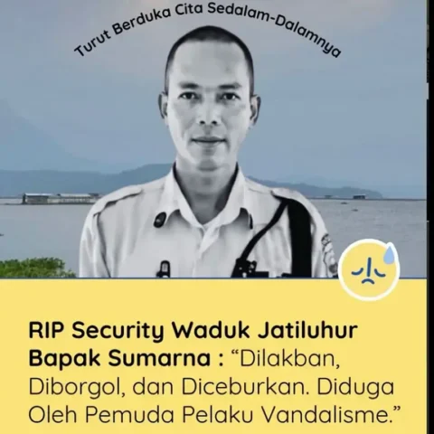 Satpam Waduk Jatiluhur Ditemukan Tewas Mengambang, Polisi Dalami Dugaan Terkait Aksi Vandalisme