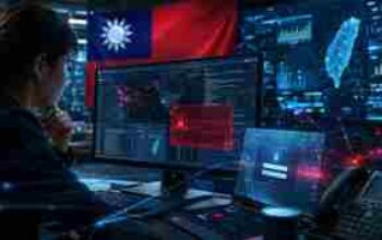 Serangan AI Otonom Pertama di Dunia Bobol 85 Akun Pemerintah Taiwan 6 Ilustrasi realistis serangan AI otonom terhadap sistem pemerintah Taiwan