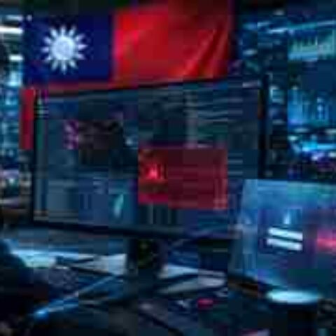 Serangan AI Otonom Pertama di Dunia Bobol 85 Akun Pemerintah Taiwan 10 Ilustrasi realistis serangan AI otonom terhadap sistem pemerintah Taiwan