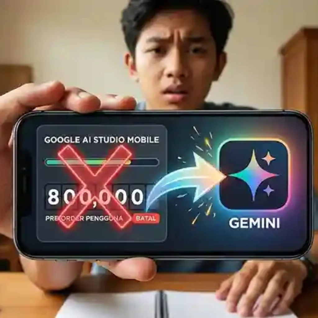 Google Batal Rilis Aplikasi AI Studio Mobile, 800.000 Pengguna Terlanjur Pre-Order