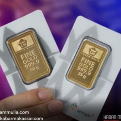 Akhir Pekan Harga Emas Antam, Galeri 24 dan UBS Kompak Melemah