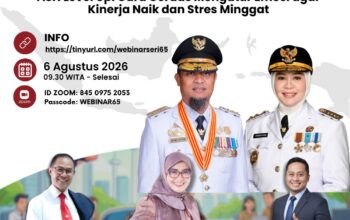 BPSDM Sulsel Gelar Webinar ASN Adaptif Seri ke-65 Fokus Regulasi Emosi, Diikuti 3.767 Peserta