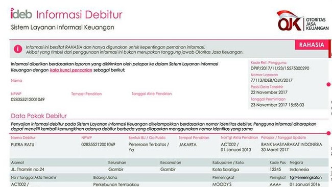 Cara Bersihkan Nama di SLIK OJK: Lunasi Tunggakan dan Tunggu Pembaruan Data Maksimal 30 Hari 1 Cara Bersihkan Nama di SLIK OJK: Lunasi Tunggakan dan Tunggu Pembaruan Data Maksimal 30 Hari