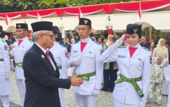Daftar Lengkap Petugas Pengibar dan Penurun Bendera 17 Agustus di Rujab Gubernur Sulsel