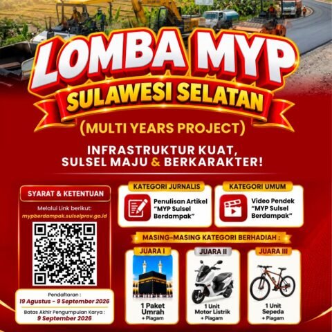 Diskominfo-SP Sulsel Gelar Lomba MYP Ajukan Jurnalis dan Masyarakat Ceritakan Dampak Infrastruktur