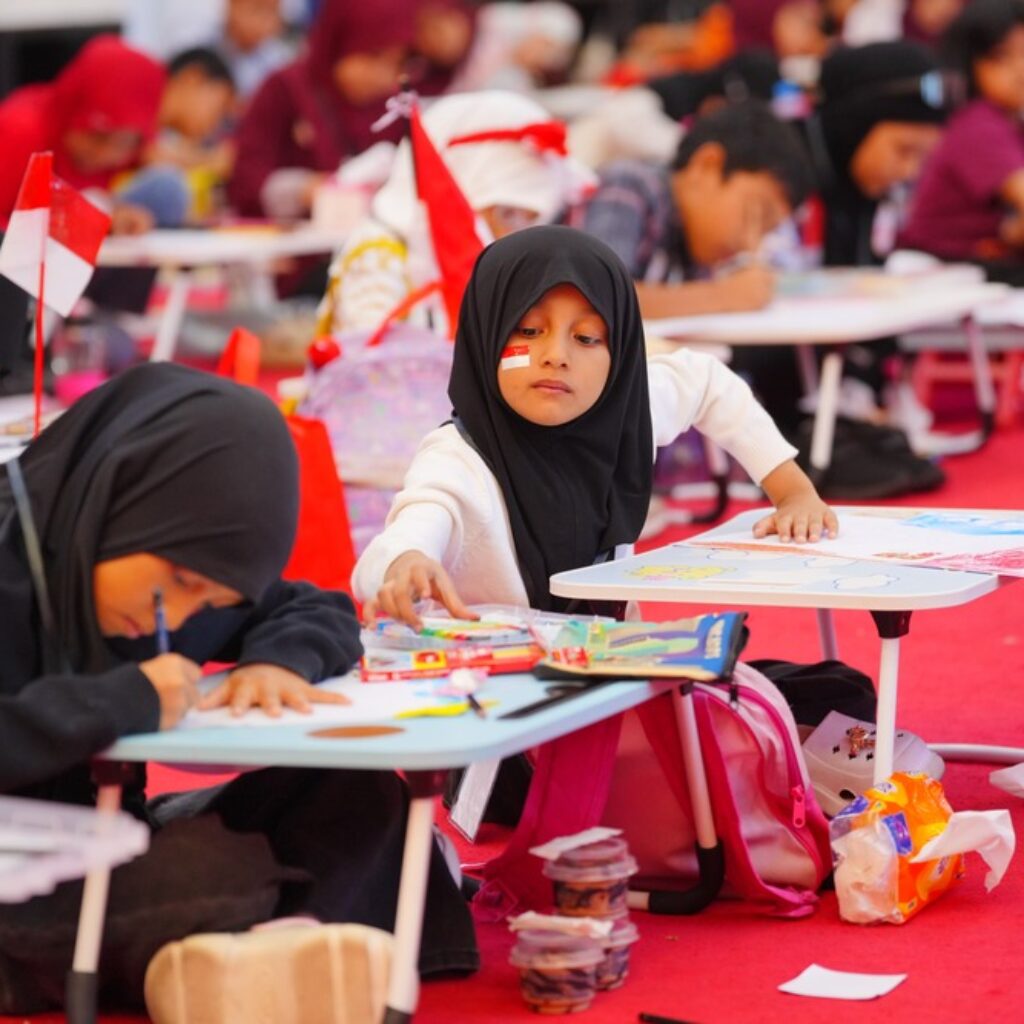Lomba Menggambar Jadi Ruang Ekspresi Anak di Peringatan Kemerdekaan di Sulsel