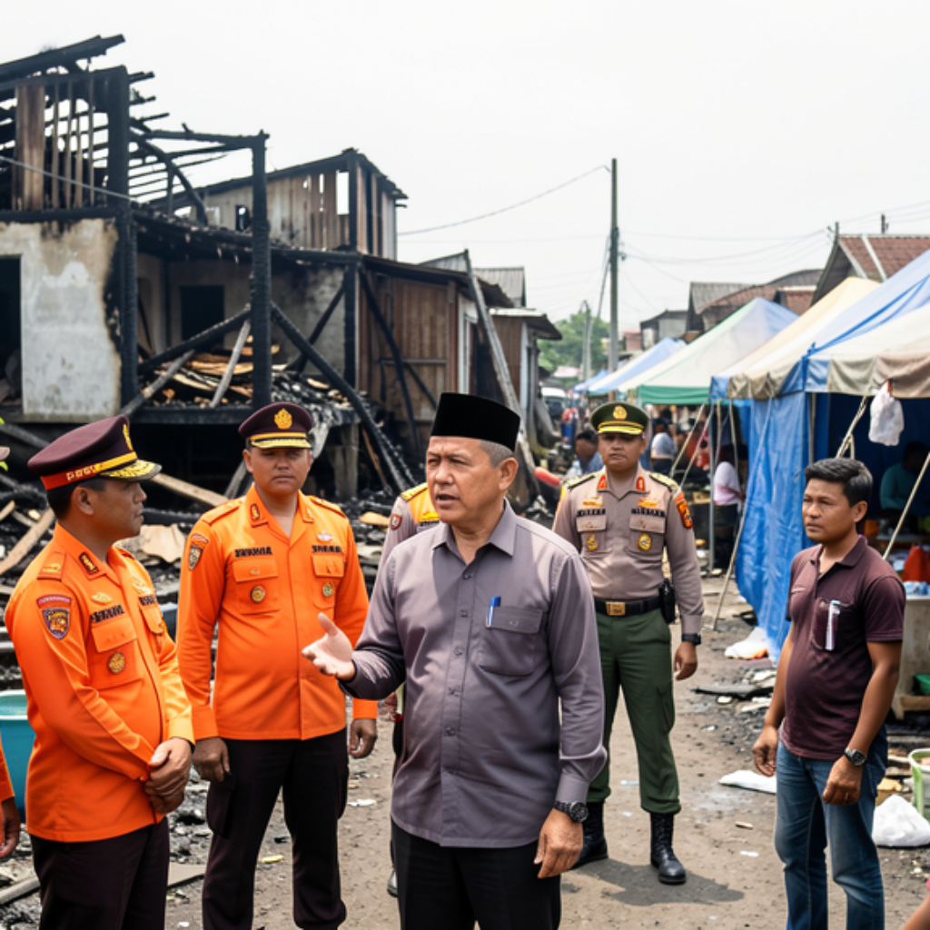 Munafri Pastikan Kebutuhan 90 KK Korban Kebakaran Tallo Terpenuhi