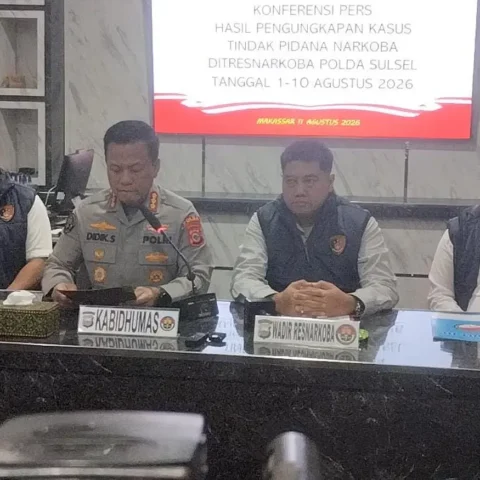 Narkoba Senilai Hampir Rp3 Miliar Gagal Beredar, Polda Sulsel Amankan 18 Pelaku