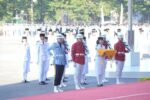 Paskibraka Makassar Tampil Formasi Benteng Rotterdam di Upacara HUT RI ke-81