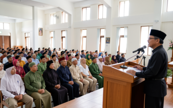 FKLA Sulsel Dikukuhkan, Munafri Dorong Aksi Kemanusiaan Lintas Agama 7 Wali Kota Makassar berbicara dalam kegiatan Forum Kemanusiaan Lintas Agama Sulawesi Selatan