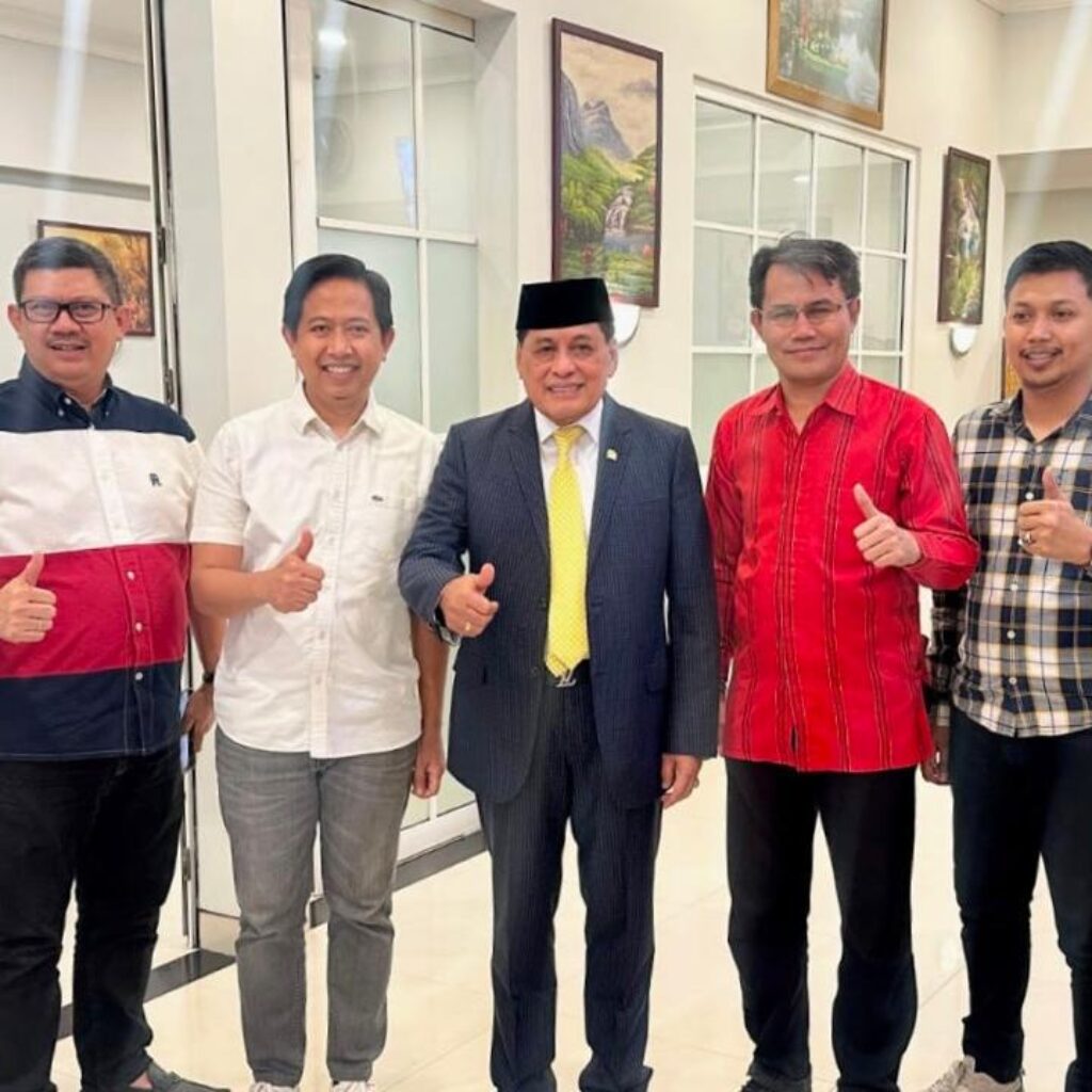 Pengurus IKA JIA FEB UNM Temui Nurdin Halid Bahas Pelantikan dan Raker September 2026