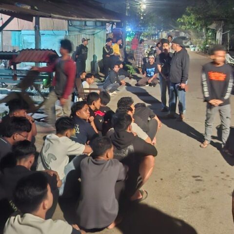 Puluhan Pemuda Diduga Minum Ballo Diamankan di Jalan Inspeksi Kanal Nipa-Nipa