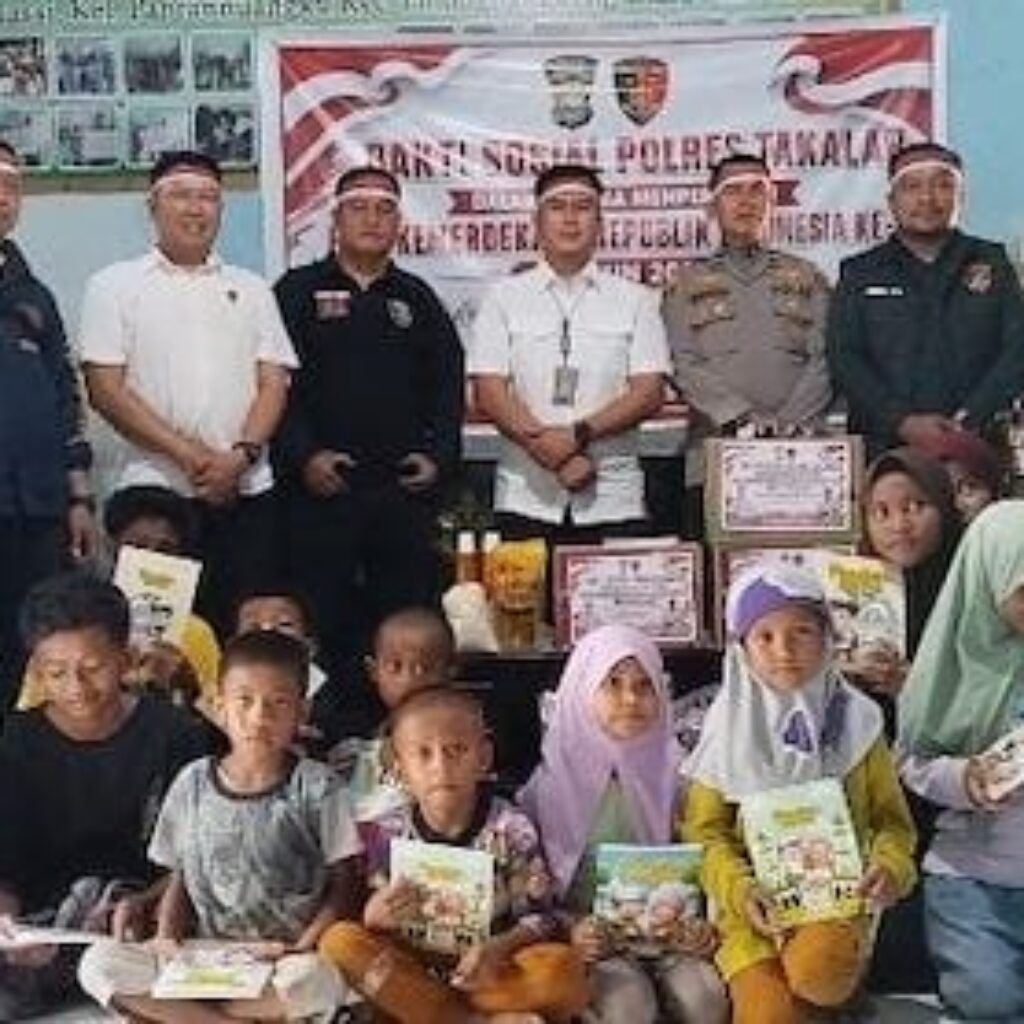 Sat Reskrim Polres Takalar Gelar Bakti Sosial ke Panti Asuhan di Momentum HUT ke-81 Kemerdekaan RI