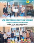 YBM PLN UP3 Makassar Utara Bagikan Sembako ke Santri Pondok Jaziratul Qur’an Moncongloe