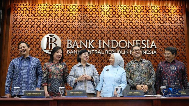 BI Tahan Suku Bunga Acuan 5,75% di RDG Perdana Destry Damayanti 1 BI Tahan Suku Bunga Acuan 5,75% di RDG Perdana Destry Damayanti