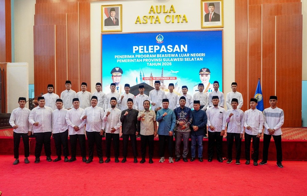 Gubernur Sulsel Lepas 28 Penerima Beasiswa Luar Negeri 2026 1 Gubernur Sulsel Lepas 28 Penerima Beasiswa Luar Negeri 2026