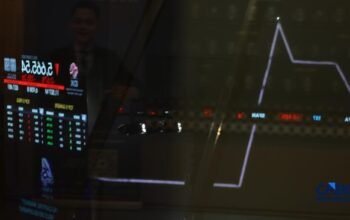 IHSG Turun 1,30% ke Level 6.300, 550 Saham Melemah