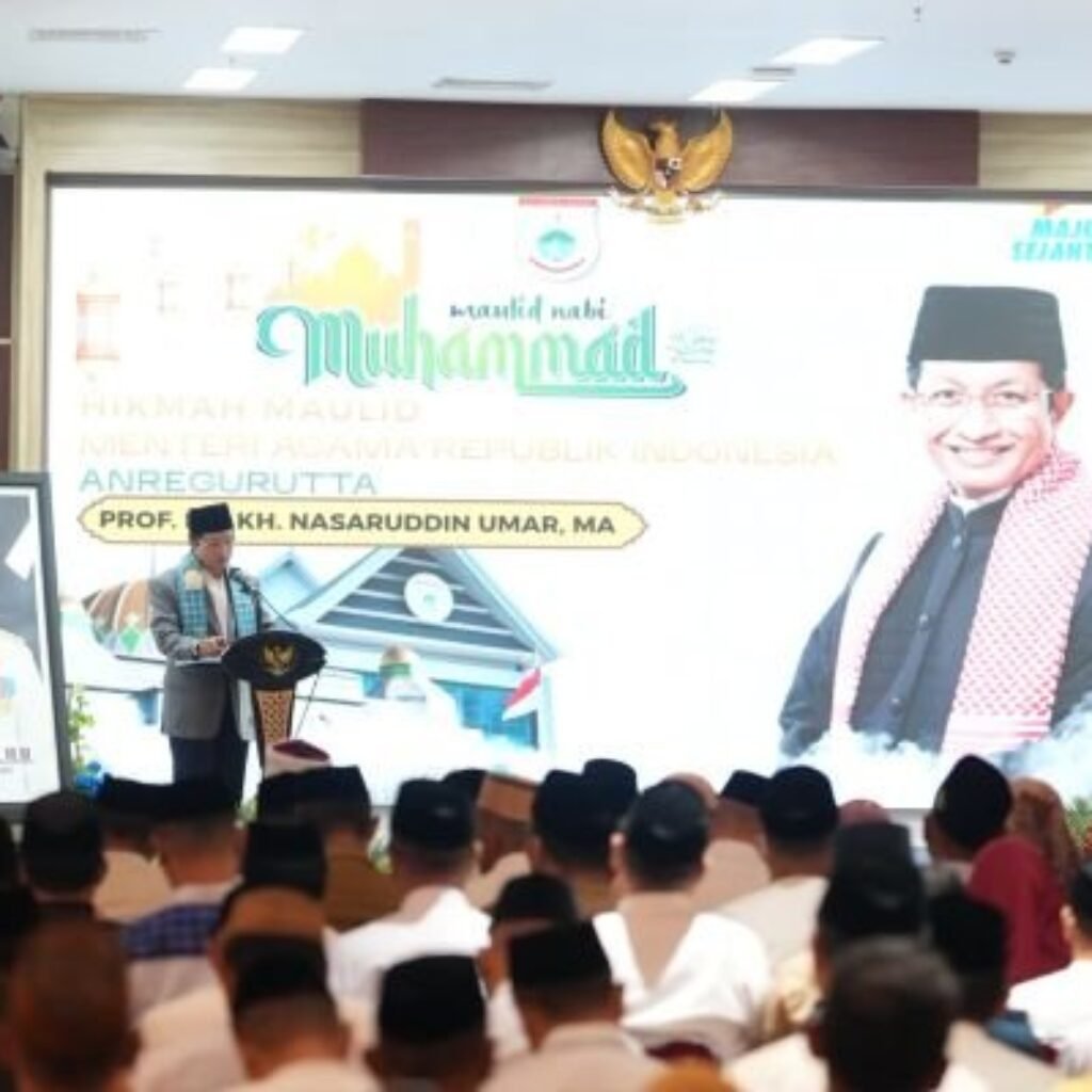 Menteri Agama Nasaruddin Umar Hadiri Maulid Nabi, Puji Kemajuan Sulbar