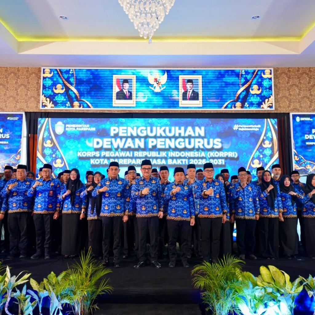 Pengurus Korpri Kota Parepare Masa Bakti 2026-2031 Dikukuhkan