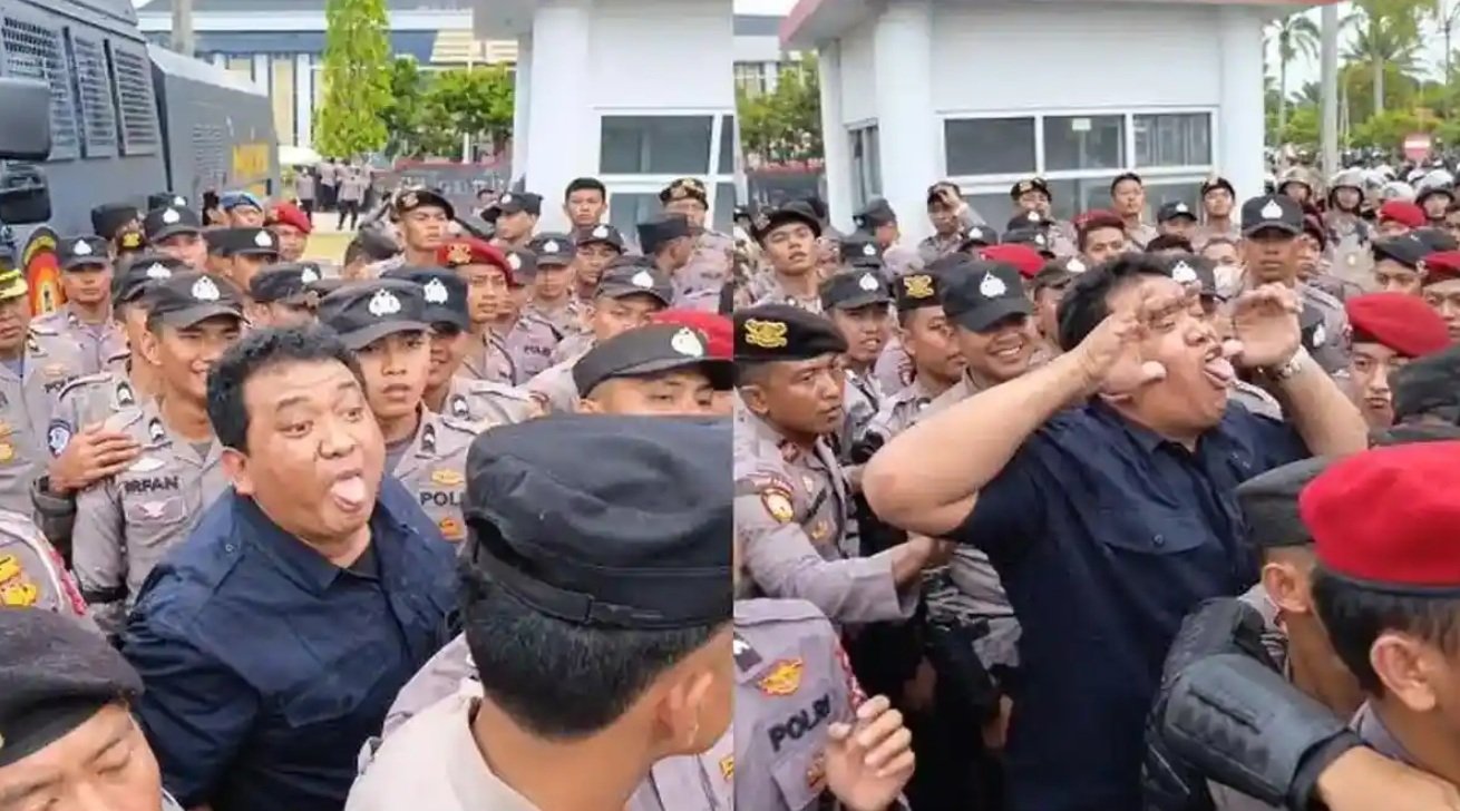 Polisi Ejek Pedemo saat Hari Tani, Polda Bengkulu: Sudah Dipatsus! 1 Polisi Ejek Pedemo saat Hari Tani, Polda Bengkulu: Sudah Dipatsus!