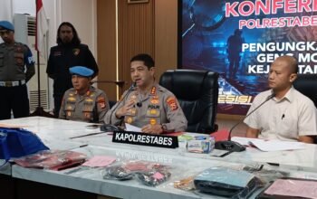 Polisi Tangkap Pelaku Pencurian Brankas Masjid Al-Markaz di Makassar