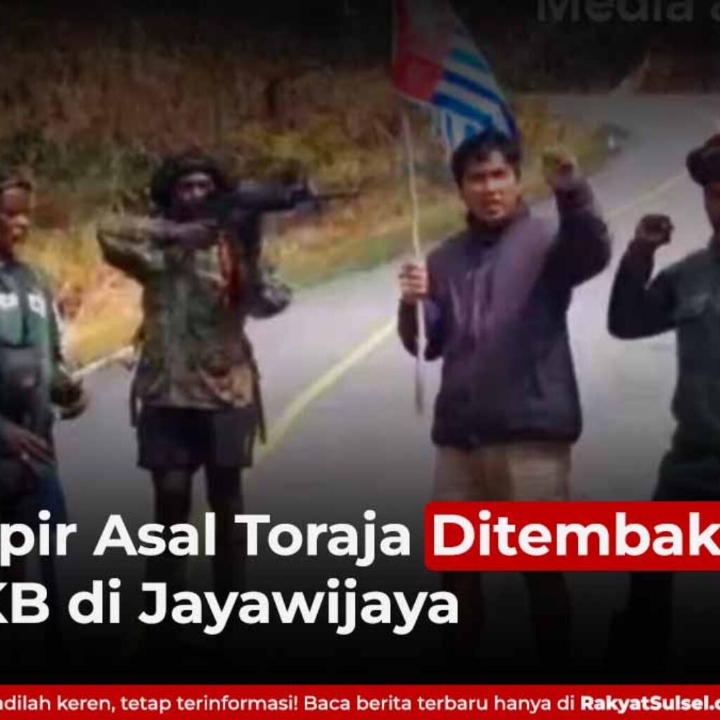 Sopir Asal Toraja Ditembak Mati KKB di Jayawijaya