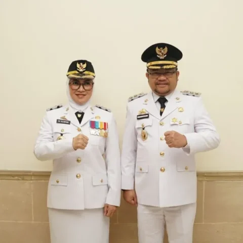 Arsip Husniah Talenrang dan Darmawangsyah Muin setelah pelantikan kepala daerah