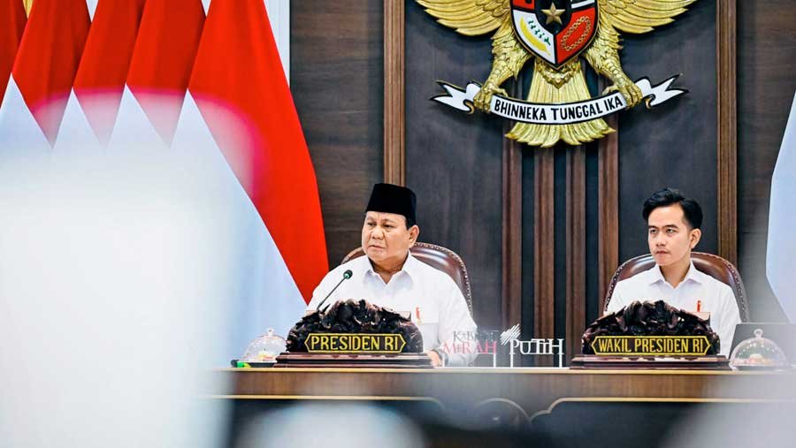 Prabowo Gelar Sidang Kabinet Paripurna di Istana, Evaluasi Dua Tahun Pemerintahan 1 Presiden Prabowo Subianto dan Wakil Presiden Gibran Rakabuming Raka dalam Sidang Kabinet Paripurna di Istana Negara, Jakarta