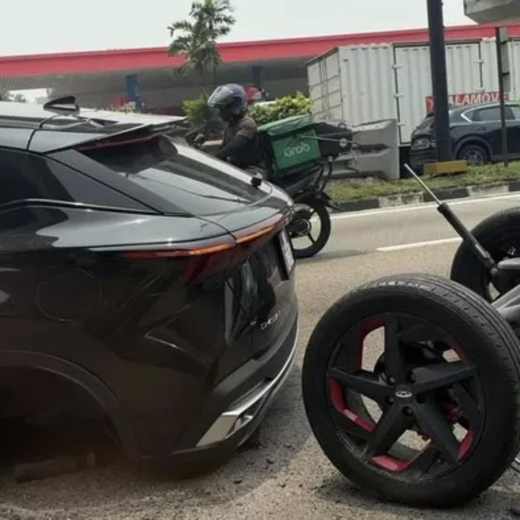 As Roda Belakang Chery Omoda 5 Lepas di Malaysia, Diduga Karena Kegagalan Mekanis