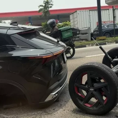 As Roda Belakang Chery Omoda 5 Lepas di Malaysia, Diduga Karena Kegagalan Mekanis
