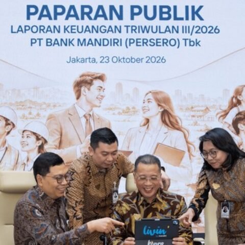 Bank Mandiri Catat Laba Rp45,5 Triliun di Kuartal III, Pertumbuhan 20,7% YoY