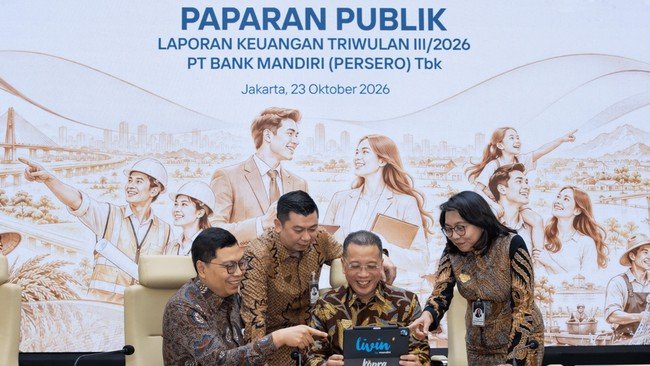 Bank Mandiri Catat Laba Rp45,5 Triliun di Kuartal III, Pertumbuhan 20,7% YoY 1 Bank Mandiri Catat Laba Rp45,5 Triliun di Kuartal III, Pertumbuhan 20,7% YoY