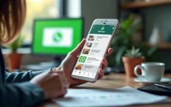 Cara Membuat Katalog di WhatsApp Business 5 Ilustrasi katalog produk pada aplikasi WhatsApp Business