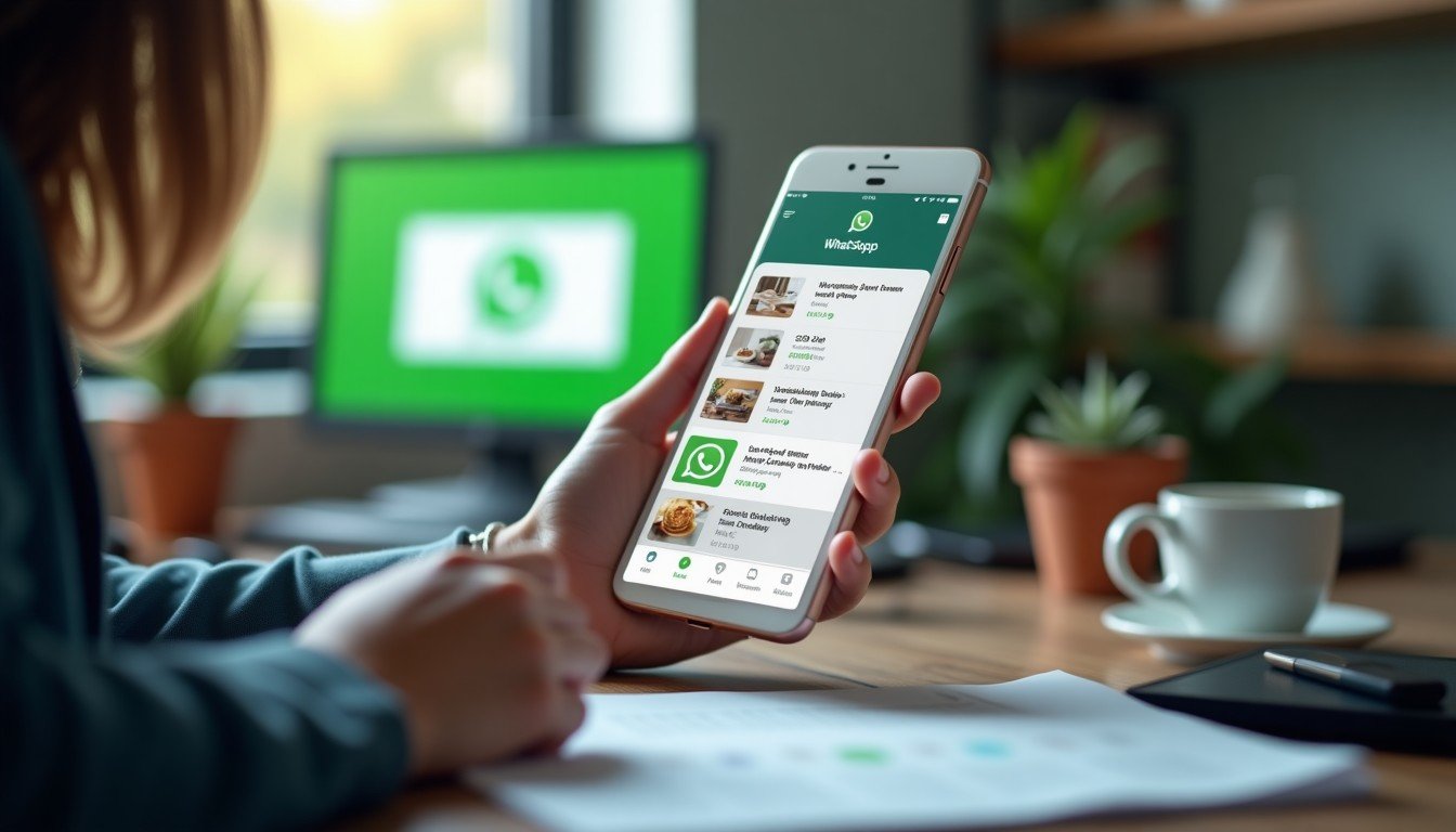 Cara Membuat Katalog di WhatsApp Business 1 Ilustrasi katalog produk pada aplikasi WhatsApp Business
