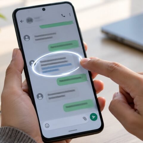 Circle to Search Bisa Cek Pesan Penipuan di Android, Begini Caranya 11 Ilustrasi penggunaan Circle to Search pada pesan mencurigakan